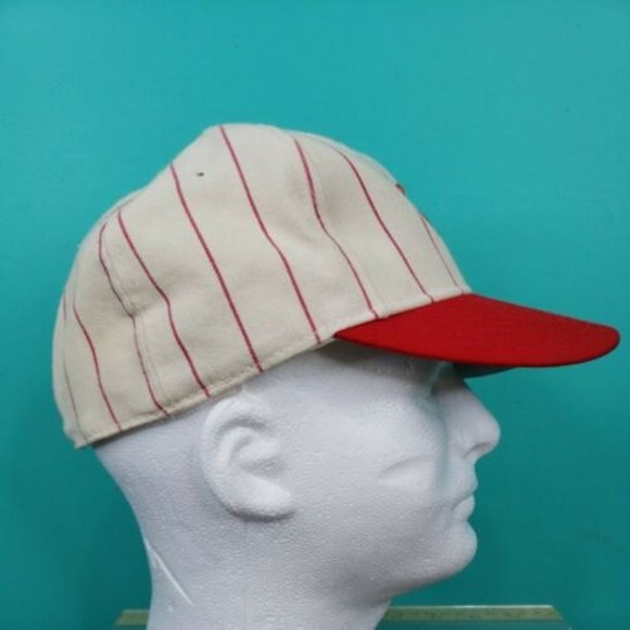 Vnt Wool 90’s Cincinnati Reds Fitted Size 7 1/2 New Era Hat Cap Baseball Jersey - Picture 5 of 11